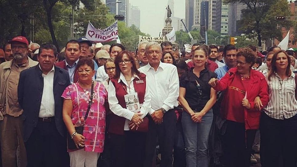 CELEBRA DAVID MONREAL MARCHA DE AMLO EN CUARTO INFORME DE GOBIERNO