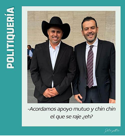 -Acordamos apoyo mutuo y chin chin el que se raje ¿eh?