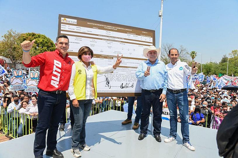 SE REGISTRA CÉSAR VERÁSTEGUI COMO CANDIDATO A GOBERNADOR DE LA ALIANZA “VA POR TAMAULIPAS”