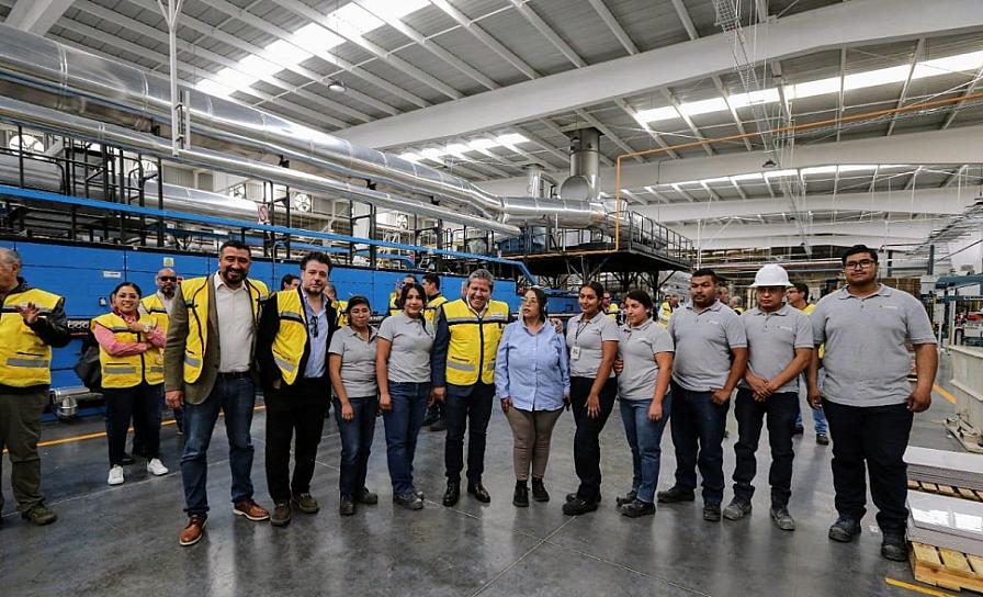 VISITA DMA PLANTA DE CESANTONI; EMPRESA ABRE NUEVOS HORNOS