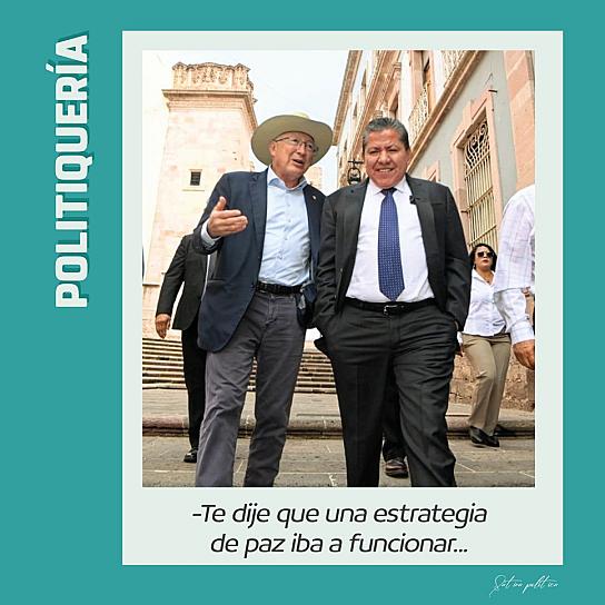 - Te dije que una estrategia de paz iba a funcionar...