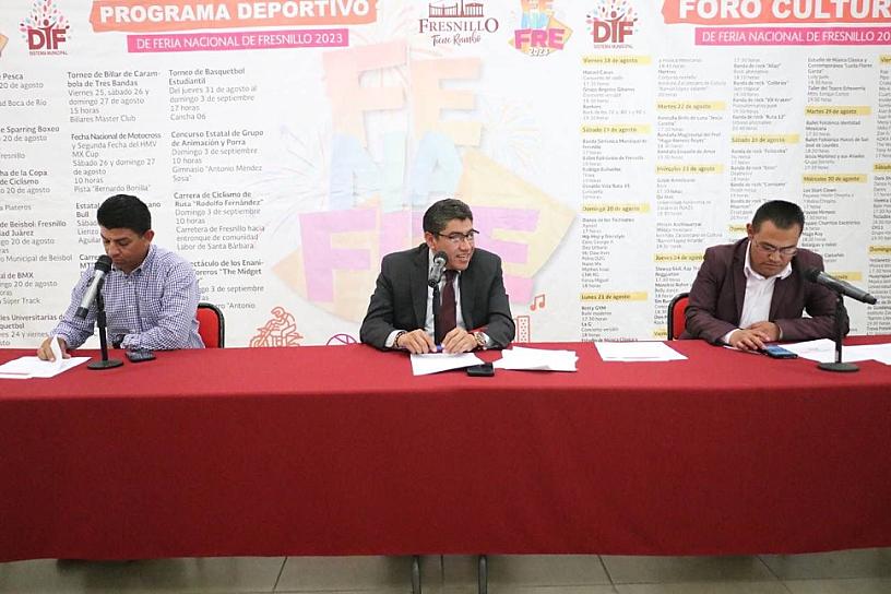 TENDRÁ FENAFRE 2023 MÁS DE 100 ACTIVIDADES CULTURALES Y DEPORTIVAS 