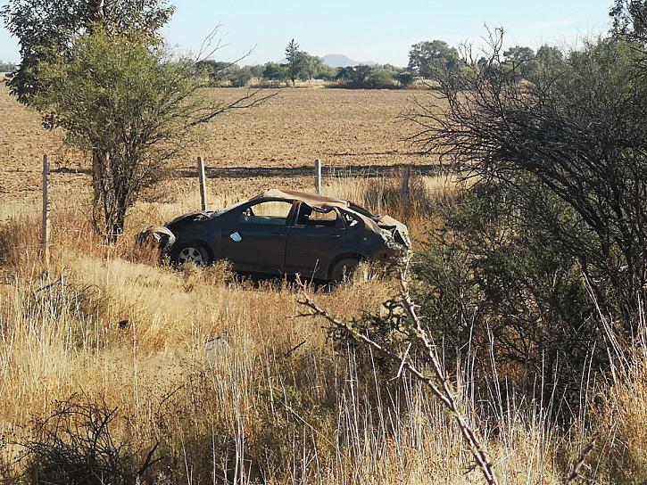 TERMINA JOVEN CON LESIONES TRAS ACCIDENTE VIAL 