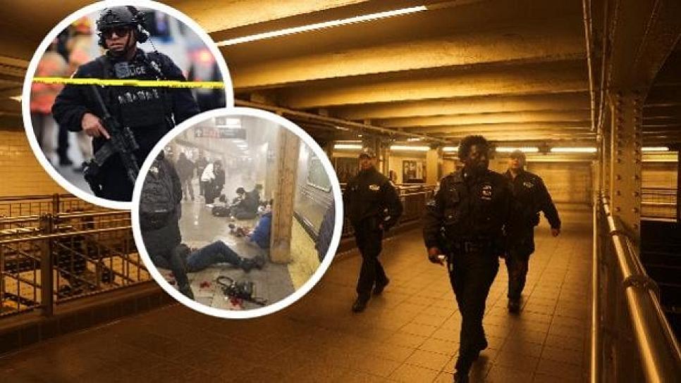  TIROTEO EN NUEVA YORK, AL MENOS 20 HERIDOS EN EL METRO  