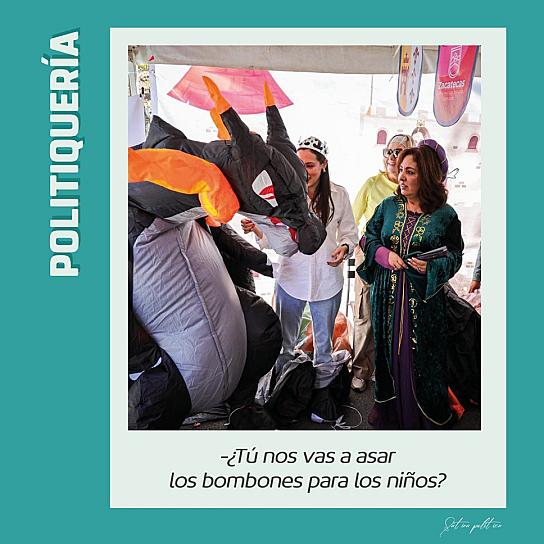 -¿Tú nos vas a asar los bombones para los niños?