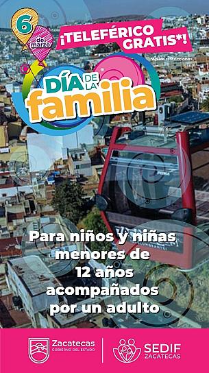 ¡TODO EN FAMILIA ES MEJOR! APROVECHA DEL TELEFÉRICO; HABRÁ ENTRADAS GRATUITAS