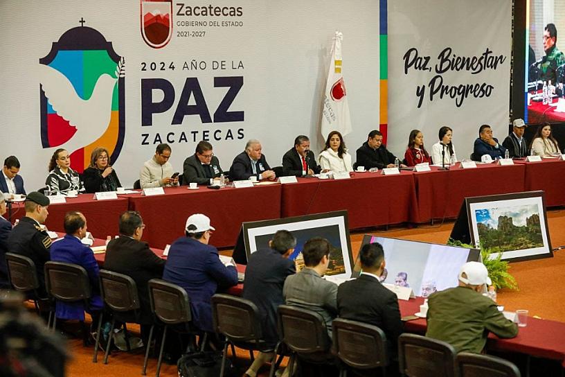 TODOS UNIDOS POR LA CONSOLIDACIÓN DE LA PAZ EN ZACATECAS: DMA 