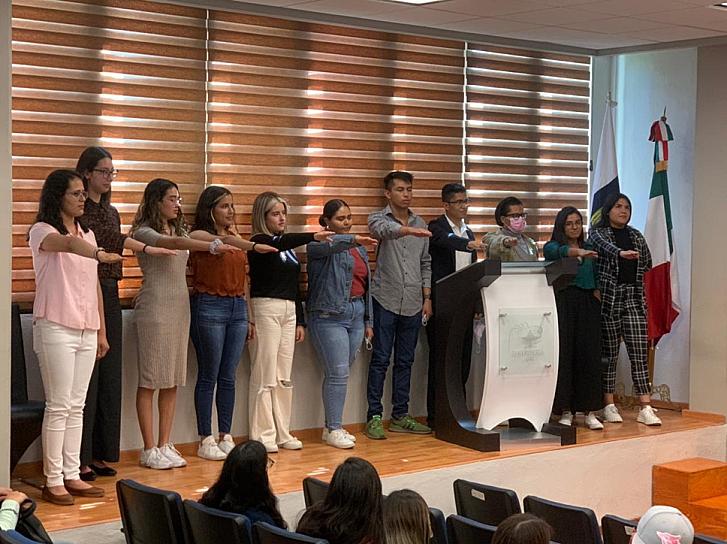 TOMA PROTESTA SOCIEDAD DE ALUMNOS DE FISIOTERAPIA