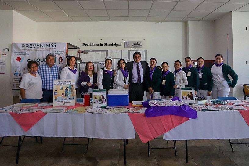 REALIZAN CAMPAÑA DE SALUD PARA TRABAJADORAS EN LA PRESIDENCIA DE FRESNILLO