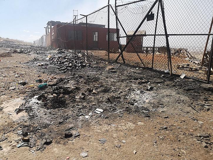 TRABAJAN BOMBEROS PARA SOFOCAR INCENDIO EN TIRADERO DE FRESNILLO; AÚN SIGUE ACTIVO