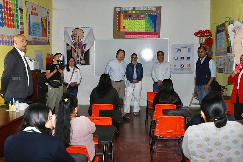 TRABAJAN GOBIERNO FEDERAL Y ESTATAL EN COBERTURA EDUCATIVA Y FEDERALIZACIÓN DE NÓMINA
