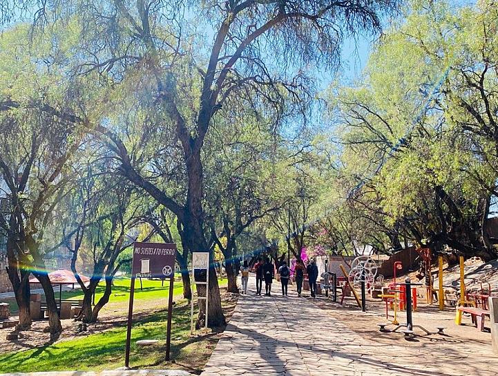 TRABAJAN PARA REFORZAR SEGURIDAD EN PARQUE ARROYO DE LA PLATA&nbsp;