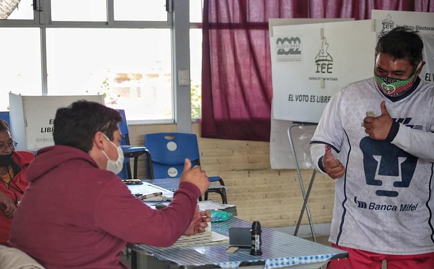 TRANSCURRRE SIN INCIDENTES JORNADA ELECTORAL EXTRAORDINARIA EN PUEBLA 