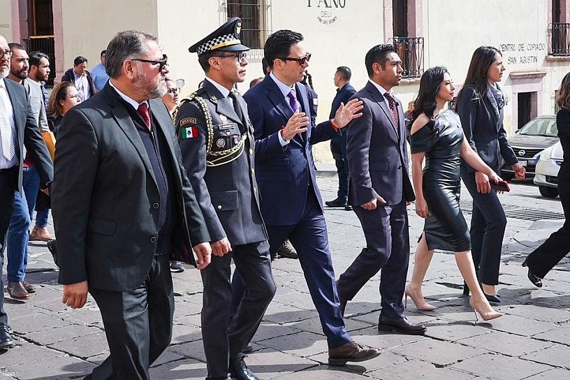 Trasladan al Congreso del Estado documento de la primera Constitución del Estado de Zacatecas 