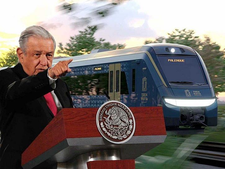 TREN MAYA NO SE FRENARÁ POR CORRUPTOS: LÓPEZ OBRADOR