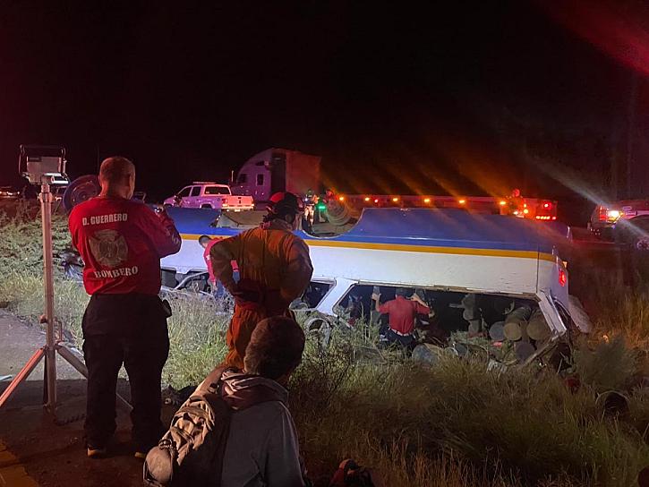 TRÁGICO ACCIDENTE EN RÍO GRANDE DEJA 4 MUERTOS Y 19 HERIDOS