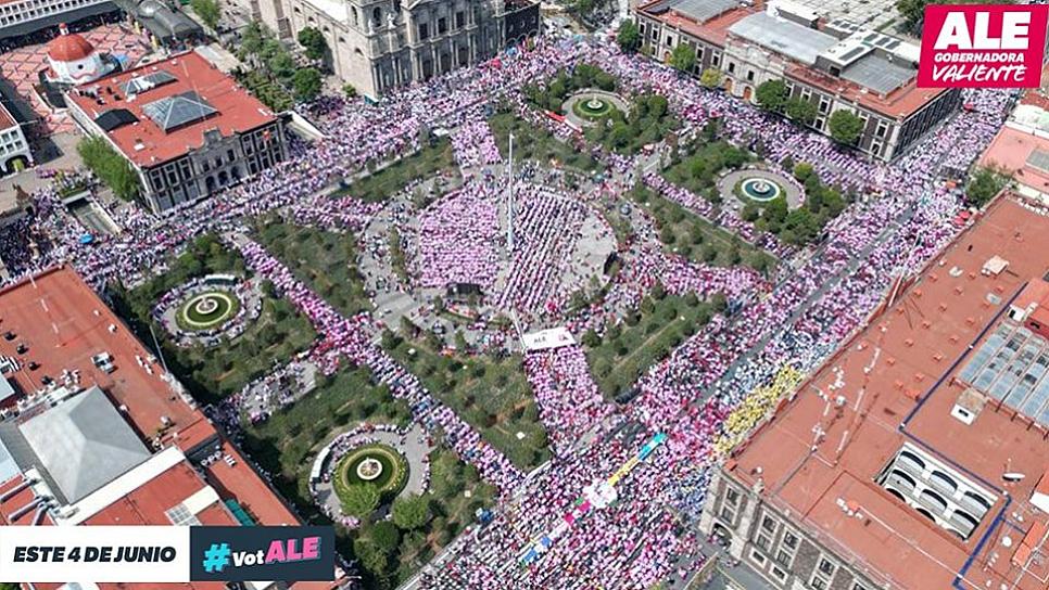 TRIFULCA ENTRE MILITANTES, PREVIO AL CIERRE DE CAMPAÑA DE ALE DEL MORAL DEL EDOMEX