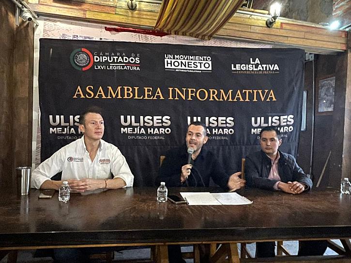 Ulises Mejía Haro: el objetivo es proteger diputaciones migrantes ante Reforma Electoral 