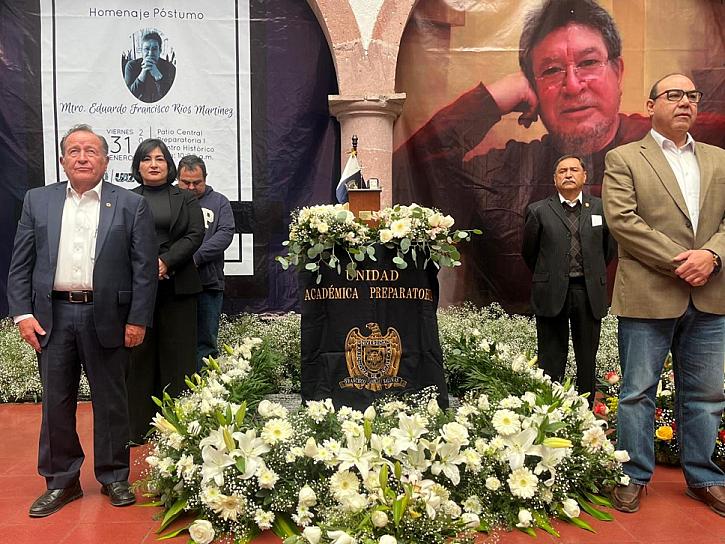 Un adiós lleno de gratitud, homenaje a Eduardo Ríos Martínez: UAPUAZ