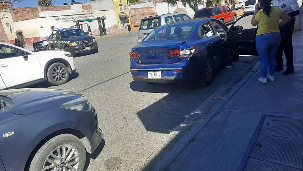 UN DESCUIDO OCASIONA UN CHOQUE POR ALCANCE