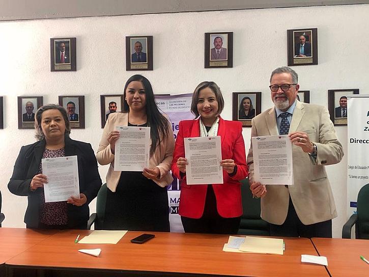  UNEN ESFUERZOS SEMUJER Y CONALEP EN PRO DE LA EDUCACIÓN 