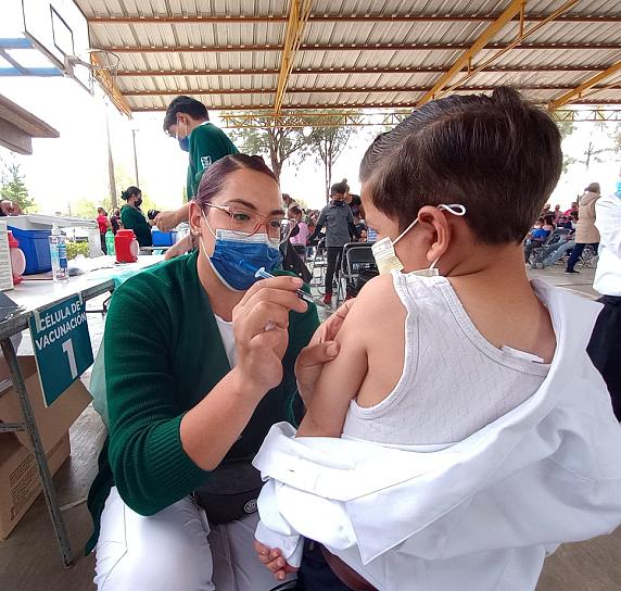 VACUNAN A CERCA DE 89 MIL NIÑOS INFANTES CONTRA COVID-19 EN ZACATECAS