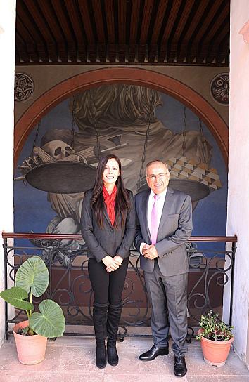 Acuerdan Arturo Nahle y Maricela Dimas trabajar en pro de los Derechos Humanos