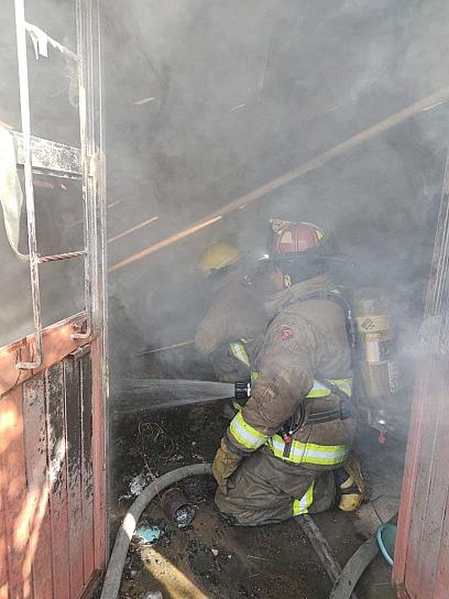 SE INCENDIA CASA EN COMUNIDAD DE PÁNUCO