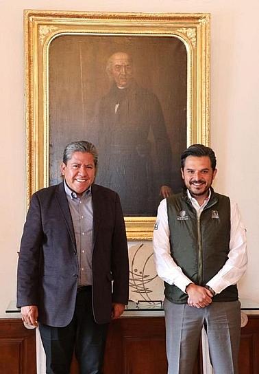 ACUERDAN DAVID MONREAL Y ZOÉ ROBLEDO FORTALECER TEMAS DE SALUD EN ZACATECAS