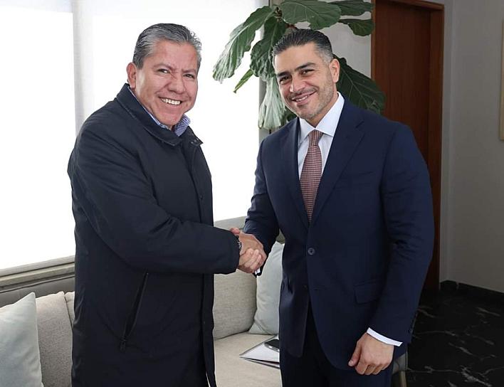 ACUERDAN GOBERNADOR Y OMAR GARCÍA HARFUCH CONTINUAR CON ESTRATEGIA NACIONAL DE SEGURIDAD EN ZACATECAS