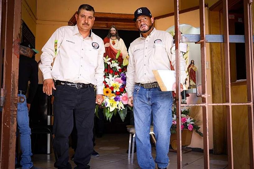 VENERAN MINEROS AL SAGRADO CORAZÓN DE JESÚS 