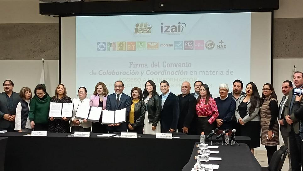 ACUERDAN PARTIDOS CUMPLIR CON LEY DE TRANSPARENCIA 