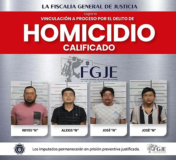 VINCULAN A PROCESO A HOMBRES QUE PRIVARON DE LA VIDA A UN POLICÍA EN GUADALUPE