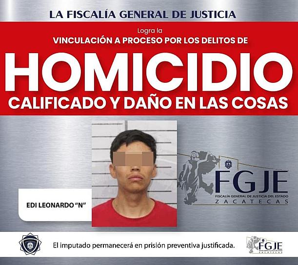 VINCULAN A PROCESO A HOMICIDA