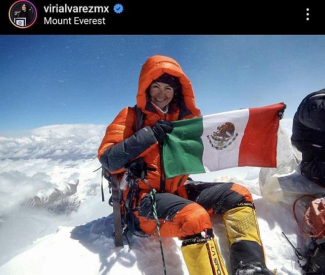 VIRIDIANA ÁLVAREZ, LA MEXICANA QUE YA ESCALÓ LOS 3 PICOS MÁS ALTOS DEL MUNDO