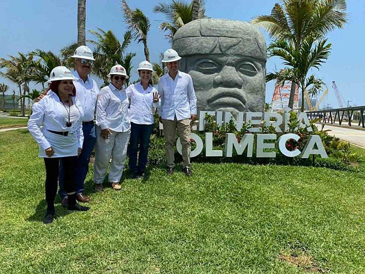  VISITA CLAUDIA SHEINBAUM LA REFINERÍA DE DOS BOCAS