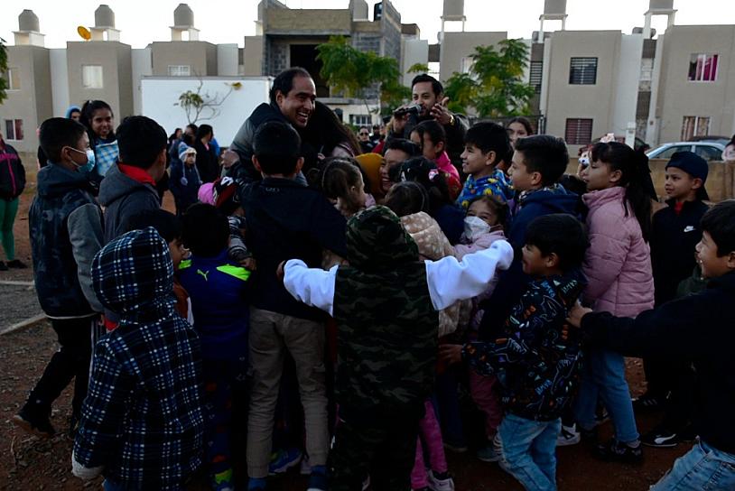 VISITA PEPE SALDÍVAR LA COLONIA SAN AGUSTÍN 