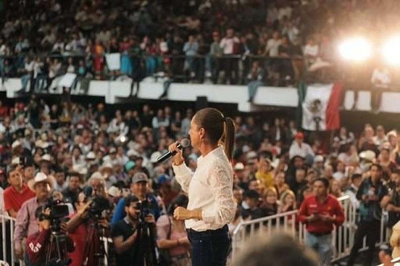 VISITA SHEINBAUM JEREZ; RATIFICA COMPROMISO DE UNIDAD 