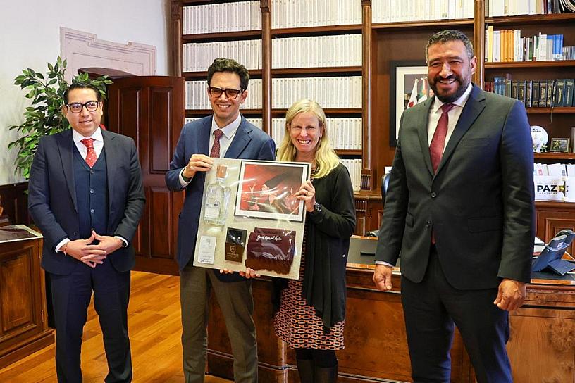 Visita Zacatecas cónsul general de Estados Unidos en Monterrey