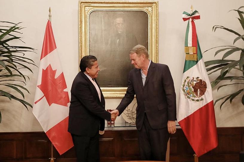VISITA ZACATECAS EMBAJADOR DE CANADÁ EN MÉXICO