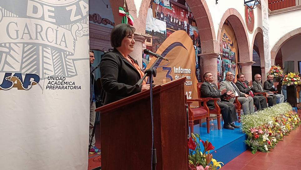 VIVE UAP-UAZ ETAPA CRUCIAL DURANTE EL ÚLTIMO AÑO: ANGÉLICA COLIN