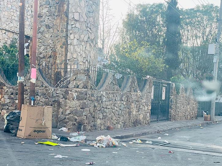 ACUMULAN BASURA EN GUADALUPE POR FALTA DE SERVICIO DE RECOLECCIÓN