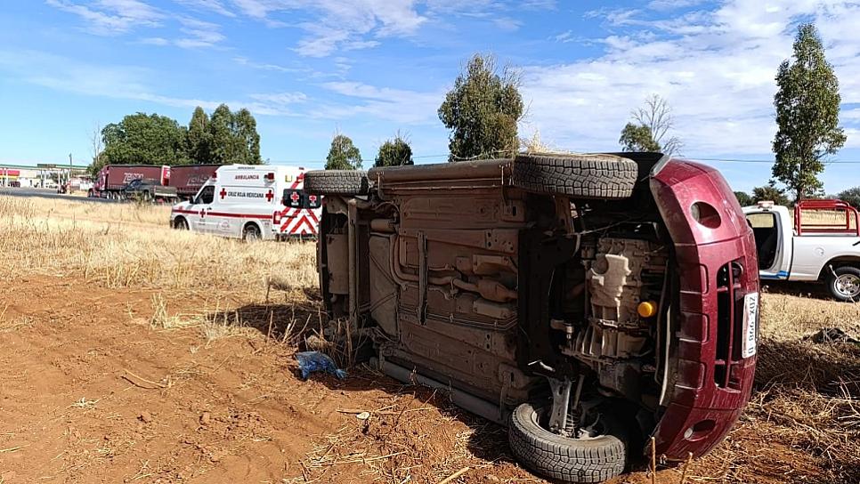 Volcadura en Morelos deja una mujer embarazada lesionada
