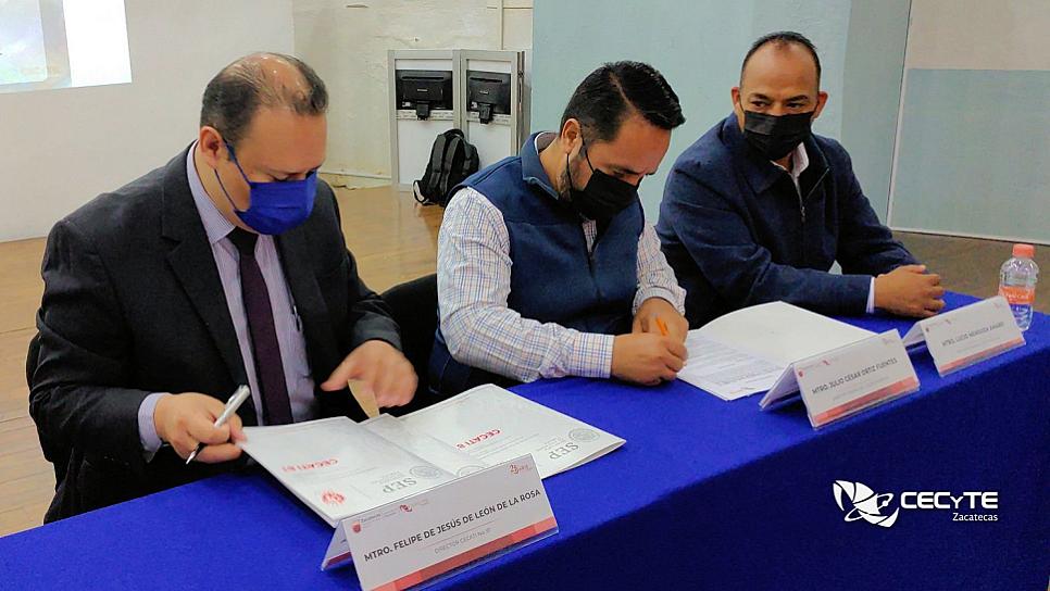 SIGNAN CONVENIO DE COLABORACIÓN CECITEZ Y CECATI 81 