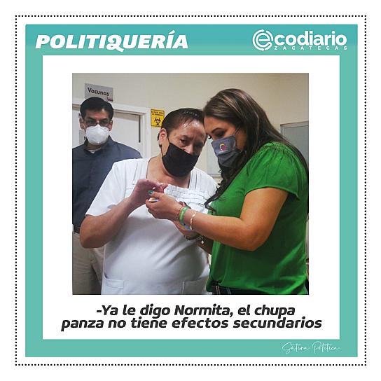 -Ya le digo Normita, el chupa panza no tiene efectos secundarios 