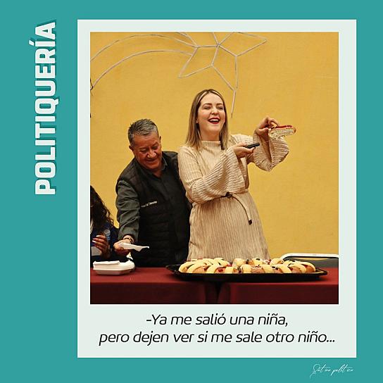 -Ya me salió una niña, pero dejen ver si me sale otro niño...