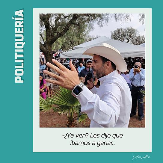 -¿Ya ven? Les dije que íbamos a ganar..