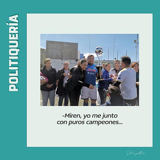 -Yo me junto con puros campeones... 💪🏼