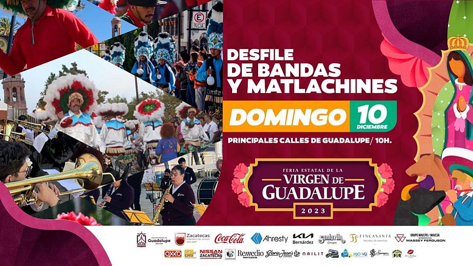 DESFILARÁN BANDAS SINFÓNICAS Y MATLACHINES EN HONOR A LA VIRGEN DE GUADALUPE