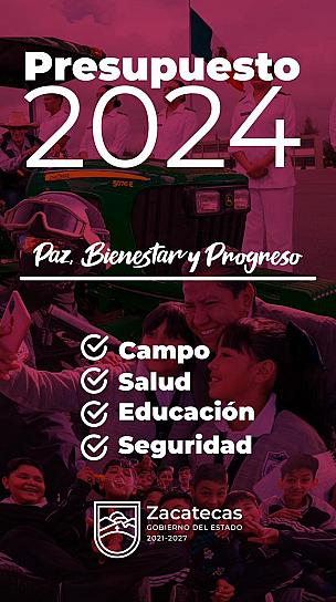 FORTALECE PRESUPUESTO 2024 SEGURIDAD Y OBRA PÚBLICA 